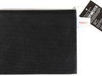 FolderSys Reißverschlussbeutel, schwarz, 25,50  x  19  cm
