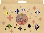 folia Glitzerpulver Bio Glitter & Pailletten-Set Rainbow L, farbsortiert