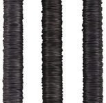 Rayher Blumendraht Basteldraht schwarz 0,65 mm