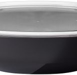 MEPAL Rührschüsseln, Salatschüsseln Silueta nordic black 4,0 l