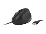 Kensington Pro Fit® Ergo Maus ergonomisch kabelgebunden schwarz