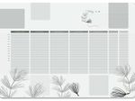 SIGEL Schreibtischunterlage DESIGN 59,5 x 41,0 cm, khaki/weiß