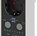 brennenstuhl Timer-Steckdose schwarz