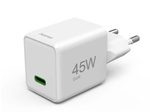 Hama 45W USB-C GaN Schnellladegerät, weiß