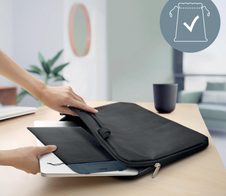 LEITZ Laptop-Ständer Ergo Ultraflach dunkelgrau