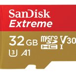 SanDisk Extreme microSDHC Speicherkarte 32GB 2-Pack + SD Adapter