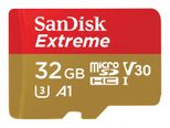 SanDisk Extreme microSDHC Speicherkarte 32GB 2-Pack + SD Adapter