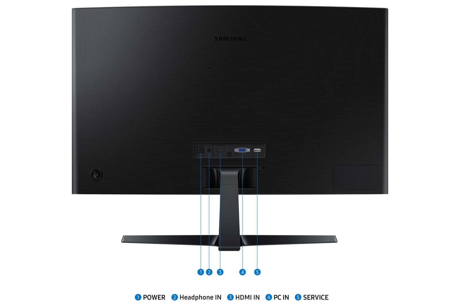 Samsung LS24D366GAUXEN Curved Essential Monitor 61cm (24 Zoll)