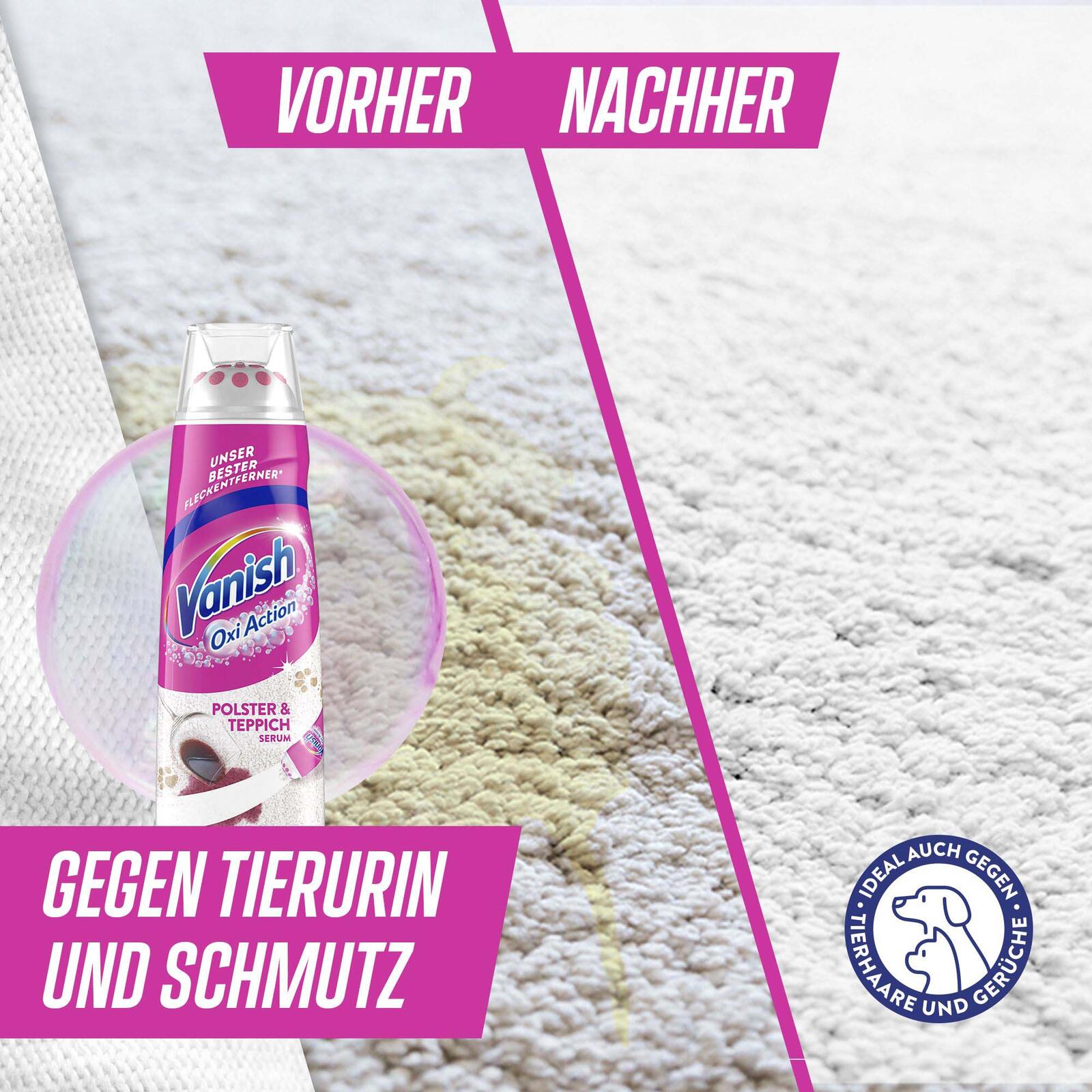 Vanish Oxi Action POLSTER & TEPPICH SERUM Teppichreiniger 195 ml