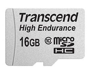 Transcend  microSDHC Speicherkarte 16 GB mit Adapter
