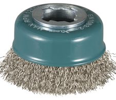 makita Drahtbürste für Winkelschleifer 75mm Edelstahl X-Lock D-73346