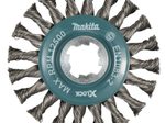 makita Drahtbürste für Winkelschleifer Rundbürste 115mm X-Lock D-73405