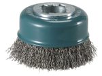 makita Drahtbürste für Winkelschleifer 75mm verzinkter Stahl X-Lock D-73396