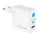 XLAYER 65W USB-A, USB-C Ladegerät, weiß