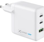 XLAYER 65W USB-A, 2x USB-C Ladegerät, weiß