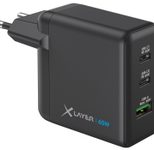 XLAYER 65W USB-A, 2x USB-C Ladegerät, schwarz