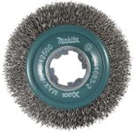makita Drahtbürste für Winkelschleifer Kegelbürste 100mm X-Lock D-73449