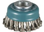 makita Drahtbürste für Winkelschleifer 80mm X-Lock D-73330