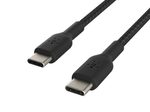 Belkin BoostCharge geflochtenes 1 m USB-C/USB-C Kabel, schwarz