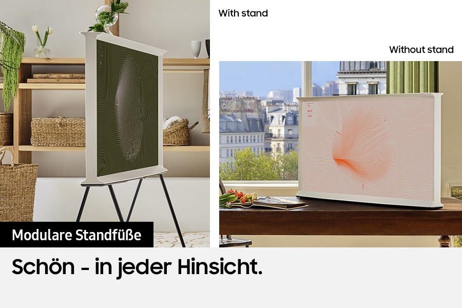 Samsung The Serif LS01D 4K Smart TV 163 cm (65 Zoll)