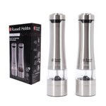 Russell Hobbs Salz und Pfeffer Mühle elektrisch 2er Set Edelstahl
