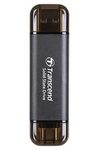 Transcend ESD310C Externe SSD 256 GB, schwarz