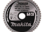 makita Kreissägeblatt B-33641 SPECIALIZED 136x20x50Z