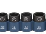 makita Schlagnuss-Set IMPACT BLACK 3/8", 9-teilig