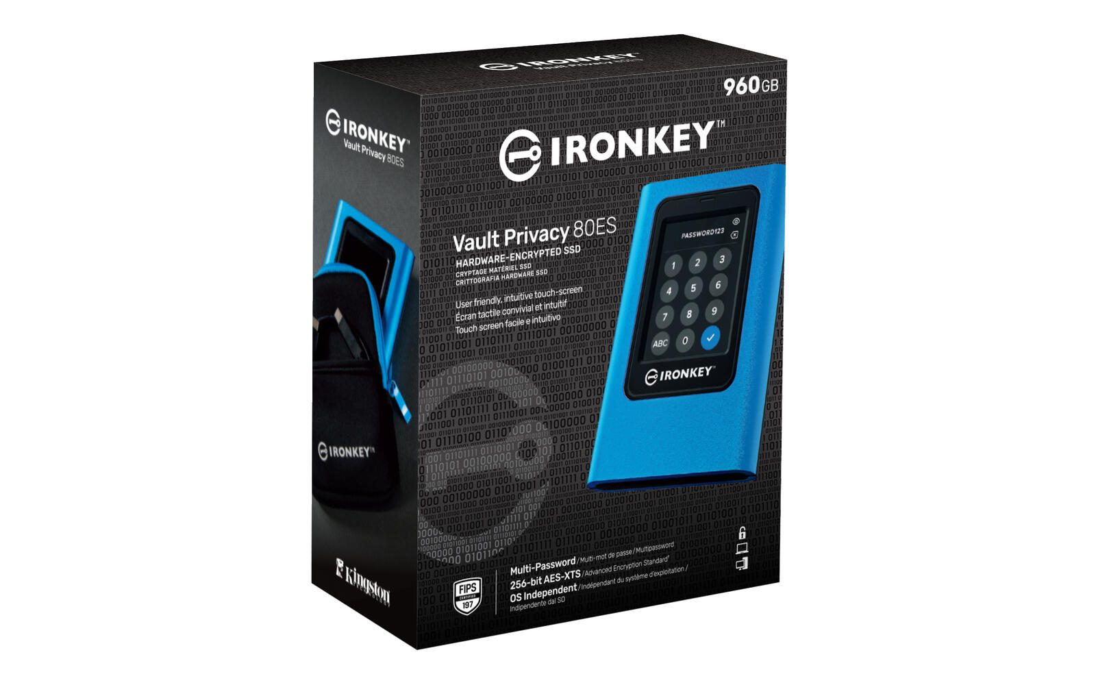 Kingston IronKey Vault Privacy 80 externe SSD - 960 GB