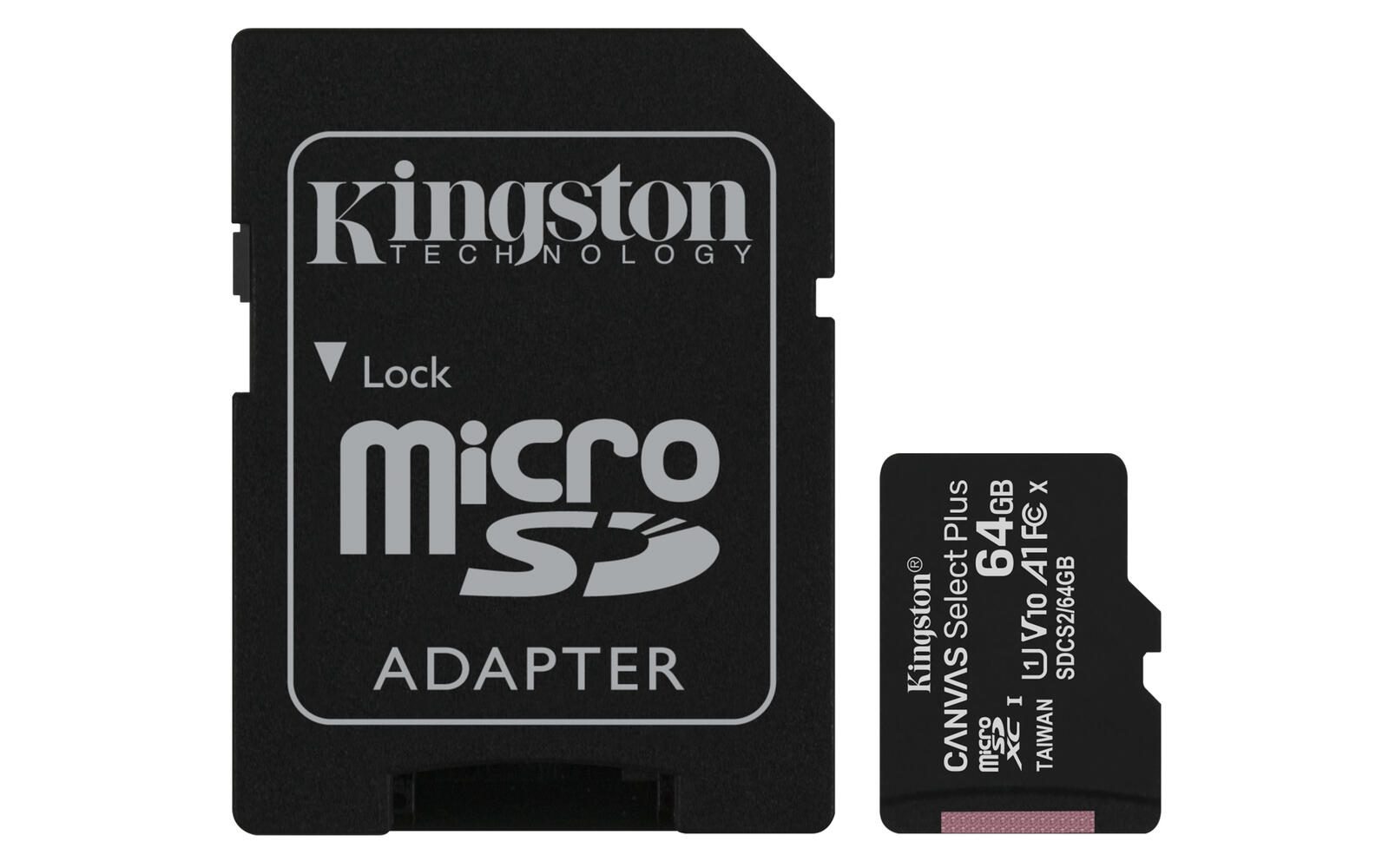 Kingston Canvas Select Plus Speicherkarte 64 GB, Doppelpack