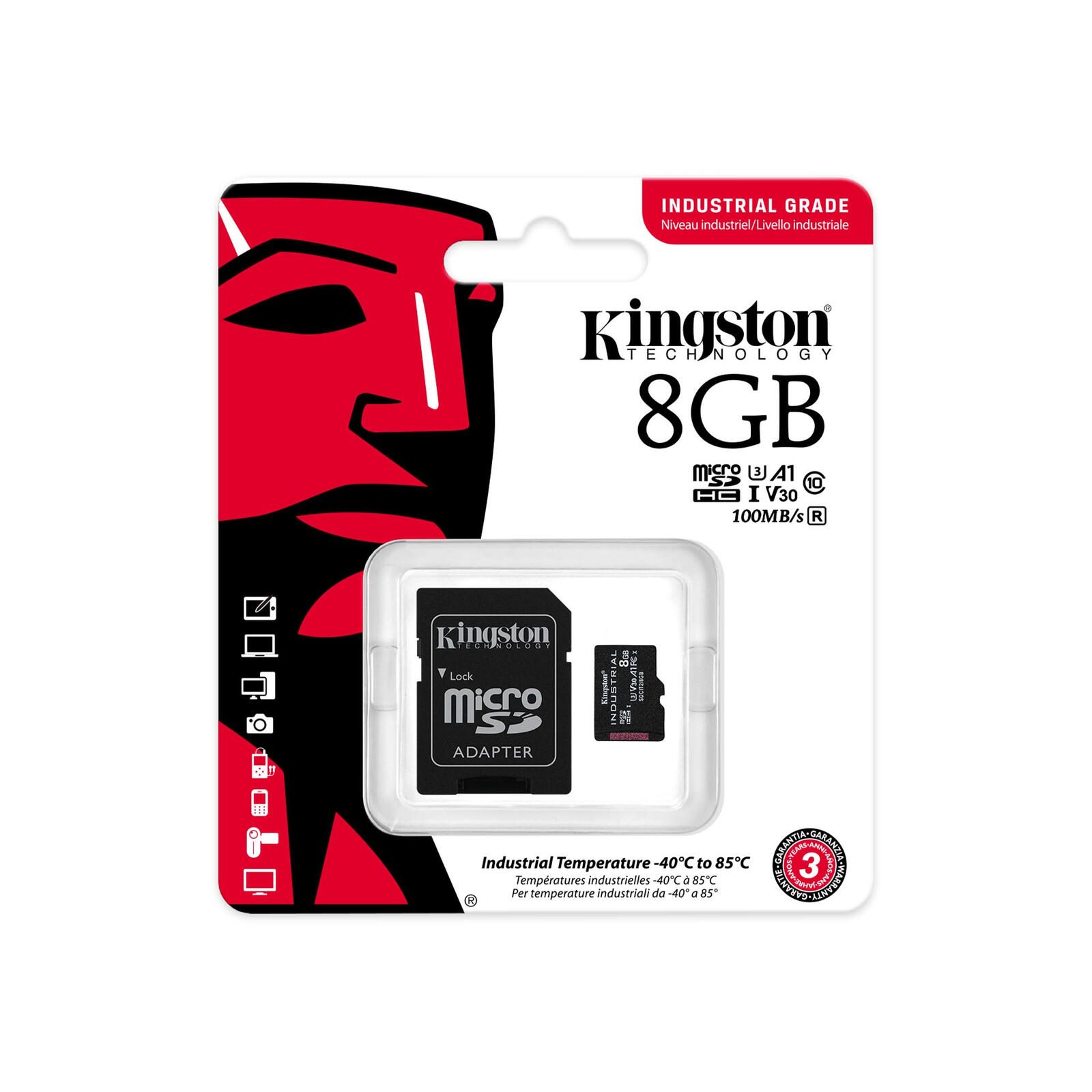 Kingston Technology Industrial Speicherkarte 8 GB