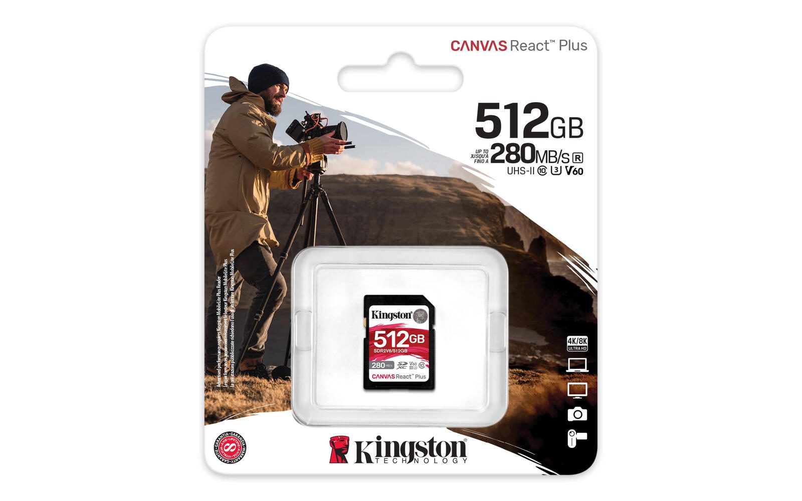 Kingston Canvas React Plus Speicherkarte 512 GB