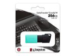 Kingston DataTraveler Exodia M USB-Stick 256 GB, Schwarz/Türkis