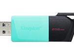 Kingston DataTraveler Exodia M USB-Stick 256 GB, Schwarz/Türkis