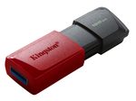 Kingston DataTraveler Exodia M USB-Stick 128 GB, Schwarz/Rot