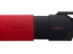 Kingston DataTraveler Exodia M USB-Stick 128 GB, Schwarz/Rot