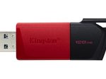 Kingston DataTraveler Exodia M USB-Stick 128 GB, Schwarz/Rot