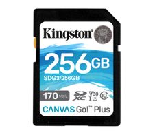 Kingston Technology 256GB SDXC Canvas Go Plus 170R C10 UHS-I U3 V30 Speicherkarte 256 GB