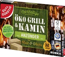 GUT&GÜNSTIG Kamin- & Grillanzünder 32 Stück