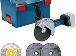 BOSCH Professional GWS 18V-180 P Akku Winkelschleifer Set