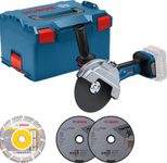 BOSCH Professional GWS 18V-180 P Akku Winkelschleifer Set