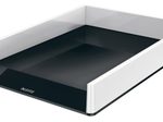 LEITZ Briefablage WOW Duo Colour DIN A4 perlweiß/schwarz