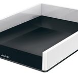 LEITZ Briefablage WOW Duo Colour DIN A4 perlweiß/schwarz