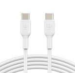 Belkin BoostCharge 1 m USB-C/USB-C Kabel, weiß (2er Pack)