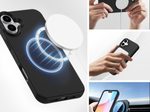 4smarts Silikon Case Cupertino für Apple iPhone 16 schwarz MagSafe-kompatibel