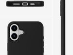 4smarts Silikon Case Cupertino für Apple iPhone 16 schwarz MagSafe-kompatibel