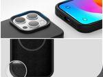4Smarts Silikon Case für Apple iPhone 15 schwarz MagSafe-kompatibel