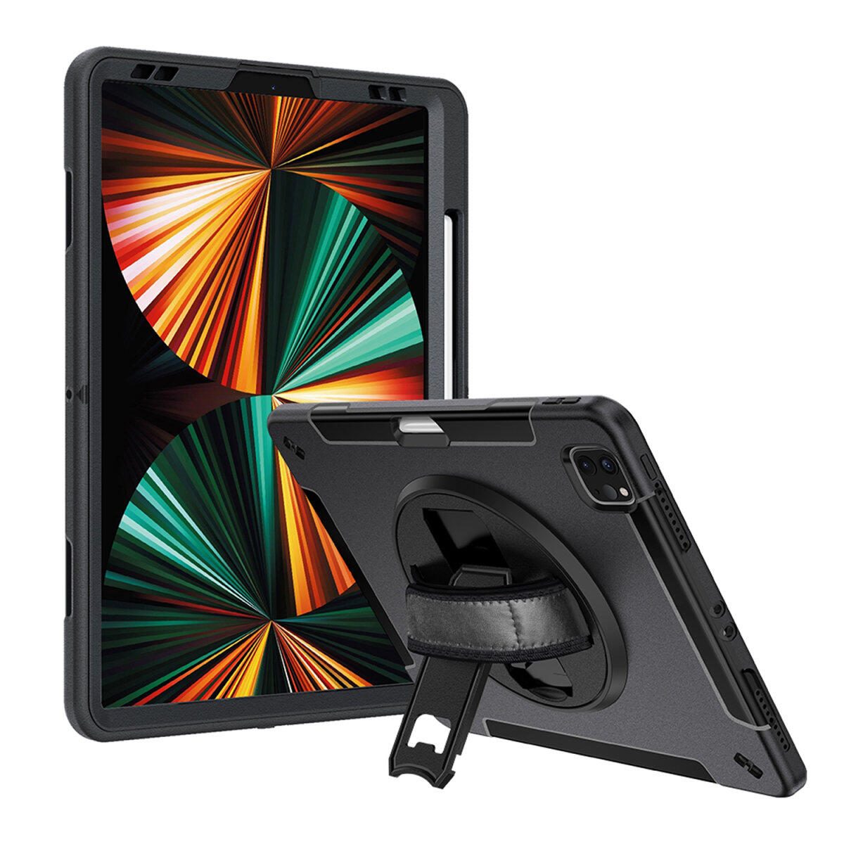 Rugged Case Grip für Apple iPad Air 13" (M2) / Apple iPad Pro 12.9 (3.Gen./4.Gen./5.Gen./6.Gen.) schwarz