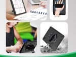 Rugged Case Grip für Apple iPad Air 13" (M2) / Apple iPad Pro 12.9 (3.Gen./4.Gen./5.Gen./6.Gen.) schwarz