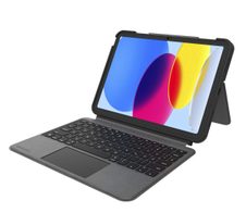 4smarts Tastatur Case 2in1 Solid Smart Connect für Apple iPad 11" (A16, 2025) / iPad 10,9" (10.Gen) graphit